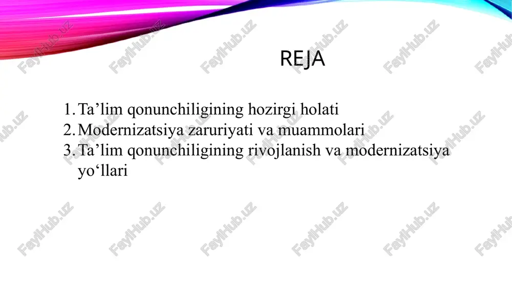 stuvorligi asosida ta’limning barcha darajalari va bo’g’inlarida ta’lim oluvchilarning ma’naviyva ahloqiy fazilatlarini rivojlantirishga hamda ta’limni boshqarish tizimini takomillashtirish, jamoat boshqaruvi shakllarini rivojlantirish, ta’lim muassasalarini mintaqalashtirishga e`tabor qaratilgan. ma’lumki, qonuniyat-bu barqaror, zaruriy u yoki bu xodisalar va jarayonlar o’rtasidagi mutanosiblik va muhim aloqa. ijtimoiy ehtiyojlar va sharoitlar o’quv jarayonining harakteri, uning vazifalari, mazmuni, shakllari: usullari va vositalari qonuniy ravishda aniqlab beradi. agar o’qitish jamiyat talablarini e’tiborga olmasa, u holda uni, albatta, qayta ko’rish, takomillashtirish kerak. demak, ta’lim berish, tarbiyalash va o’quvchilarning umumiy rivojlanishlarini bir butunlikda amalga oshirish zarur. ifodalangan qonuniy didaktik aloqalarni va o’qitish qoidalarini ilmiy asoslangan o’zaro bog’lanishda qo’llash ko’nikma va malakalarni chuqur, puxta, ongli va ta’sirli o’zlashtirilishini ta’minlaydi. o’qitishni aynan shunday natijaga qaratish uning onglilik, puxtalik, ta’sirchanlik qoidalarini harakterlaydi. ta’limning mazmuni hayot, hozirgi zamon fani bilan bog’langan bo’lganligi uchun ham, vazifalarda mamlakatning iqtisodiy rivojlanishini jadallashtirish muammolari, ishlab chiqarishni mexanizatsiyalash, avtomatlashtirish, kompyuterlash kabilar asosida intensivlash o’z aksini topishi kerak. har …