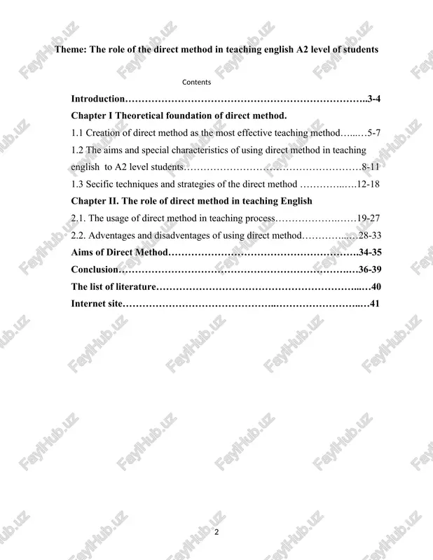 needs more skilled personnel, well-educated specialists. in order to educate “harmoniously developed generation” educators should use all the opportunities which are given by the government. our country is one of developing countries of the world and connecting with other most developed counties of the world. in accordance with the decree of the president of the republic of uzbekistan dated may 13 in tashkent, the document also aims to develop intercultural relations of uzbekistan, to study uzbek language and literature, its historical roots and transmit the masterpieces of uzbek language to the european countries, deep study of the prospects for development in the context of globalization, the uzbek language and literature at all stages of the education system, the quality of education and training, as well as the growing needs of the public. in my research i have investigated history of the direct method. the aim of the method is given …