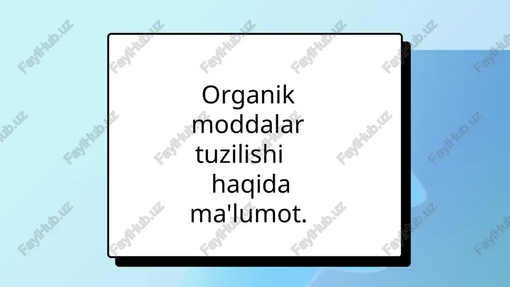 organik birikmalarning tuzilishi - Page 2