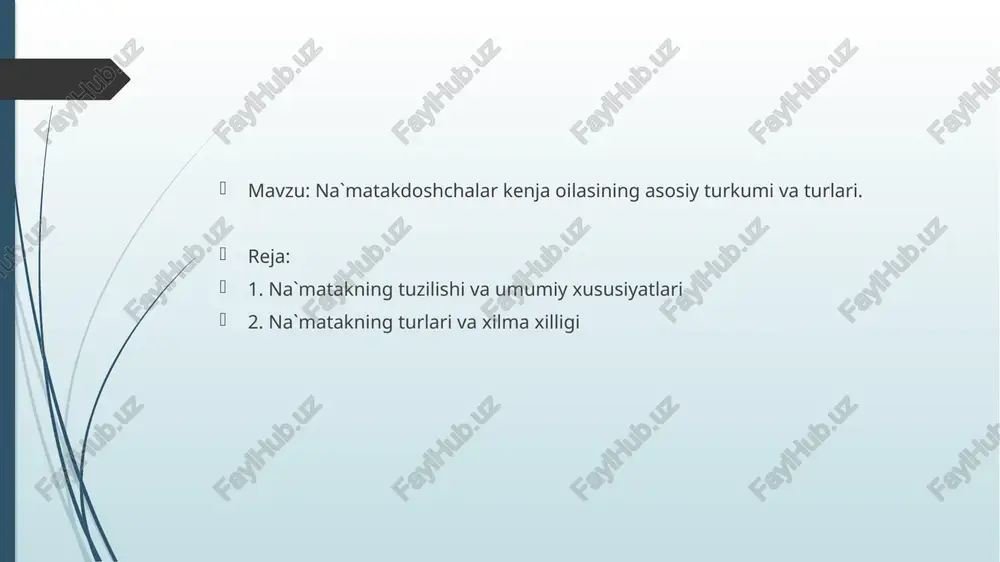 bor. bu o'simlik moldova, ukraina, belarus, boltiq bo'yi, rossiyaning evropa qismining o'rmon va o'rmon cho'l zonasida g'arbiy va sharqiy sibirda, qozog'istonda uchraydi. tikanli na'matak bo'yi uncha baland bo'lmagan buta bo'lib, shoxlari qo'ng'ir rangli po'stloq hamda ingichka, to'g'ri, dagal tuklar (tikanchalar) bilan qoplangan. bargining asos qismida 2 ta ingichka tikani bor. bargchasi tuksiz bo'ladi: bu o'simlik sibirning ninabargli o'rmonlarida, uzoq sharqda, tyanshan o'rmonlarida hamda belarus, boltiq bo'yi, rossiyaning evropa qismining shimoliy tumanlarida uchraydi. dauriya na'matagi. bu o'simlikning shoxlari qo'ng'ir-qizil rangli po'stloq bilan qoplangan. tikanlari qayrilgan bo'lib, 2 tadan shoxlarining asosida va barg qo'ltig'iga o'rnashgan. bargchalarining pastki tomoni siyrak tuklar hamda sariq bezlar bilan qoplangan. mevasi sharsimon, diametri 1— 1,5 santimetrga teng. u asosan sharqiy sibirning janubiy tumanlarida va uzoq sharqda uchraydi. begger na'matagi. shoxlari ko'kimtir rangli, tikanlari yirik, o'roqsimon egilgan, asos qismi keng, sarg'ish rangli bo'lib, barg asosida juftjuft bo'lib joylashgan. to'pguli, ko'pgulli, qalqon yoki ro'vak. kosacha bargi butun, o'tkir uchli, …
