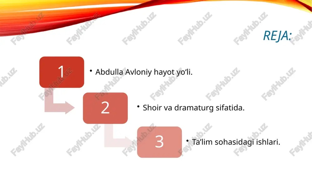o‘rta osiyo davlat universitetida dars berdi. abdulla avloniy 1927-yilda “mehnat qahramoni” unvoni bilan taqdirlanadi. 1930-yili “o‘zbekiston xalq maorifi zarbdori” unvoni beriladi. avloniy – serqirra ijodkor. u shoir, noshir, dramaturg, san’atkor, mutarjim, maktabdor sifatida faoliyat olib bordi. “advokat-lik osonmi” “ikki sevgi” dramalari “pinak” “portugaliya inqilobi” “biz va siz” “bo‘ron” “advokatlik osonmi?” dramasida o‘sha davrning ijtimoiy muammolari ko‘rsatib berilgan. “pinak” da yozuvchi turli obrazlar yordamida o‘sha paytdagi xalqning, jamiyatning ma’naviy qiyofasini, haqiqiy ahvolini ochib bergan. xalqning deyarli savodsiz va omi bo‘lgani, ilm-ma’rifatdan yiroq ekanini ko‘rsatib beradi. “portugaliya inqilobi” dramasini yozishdan yozuvchining maqsadi turkistonning o‘sha paytdagi ahvolini o‘zgartirishga xalqni undashdan iborat bo‘lgan. yozuvchi shohparastlar va jumhuriyatchilar jamoasini taqqoslash orqali ularning afzallik va kamchiliklarini ko‘rsatib bergan. “biz va siz” dramasida jamiyatdagi kishilarning ilmsizligi va jaholat qurboniga aylanayotgani ko‘rsatib berilgan. ma’rifatparvarlik qarashlari furqat va sattorxonovlar boshlab bergan, saidrasul aziziy, mahmudxo‘ja behbudiy, shakuriylar tomonidan yangicha shakllarda davom ettirilgan ma’rifatparvarlik yo‘nalishini rivojlantiradi. u mirobodda “usuli savtiya” deb …