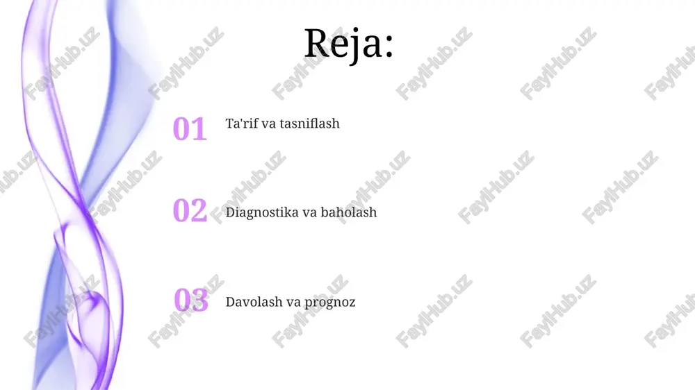 a qon ketishi kuzatiladi. joylashuv bo'yicha tasniflash meckel divertikuli - bu eng ko'p uchraydigan duplikatsiya bo'lib, ileumning oxirgi qismida, ileosekal klapandan taxminan 60-90 sm masofada joylashadi. o'n ikki barmoqli ichakning duplikatsiyasi odatda bulbar mintaqada uchraydi, lekin ularning 50 foizi cho'ziluvchan va qolgan 50 foizi kist shaklida bo'lishi mumkin. diagnostika usullari prenatal ultratovush tekshiruvi homiladorlikning 16-20 haftalarida kist shaklidagi massalarni aniqlashi mumkin, bu esa keyingi tekshiruvlarni talab qiladi. rentgen tekshiruvi kontrast modda (masalan, bariy) bilan oshqozon-ichak traktini vizualizatsiya qilish uchun ishlatiladi, ayniqsa, og'iz orqali yoki rektal yo'l bilan kiritilganda. differentsial tashxis ichak dublikatsiyasi kistlari bilan differensial tashxis qoʻyishda teratomalar, mezenterik kistalar va limfangiomalarni istisno qilish uchun radiologik tekshiruvlar, masalan, kt yoki mri oʻtkaziladi. meckel divertikuli bilan differensial tashxisda qon ketishi va ichak tutilishi kabi simptomlarni baholash kerak, chunki ularning klinik koʻrinishi 2% qoidasiga mos keladi. asoratlar asoratlar bolalarda ovqat hazm qilish yo'llari dublikatsiyasining muhim jihati bo'lib, 50% dan ortiq holatlarda yuzaga …