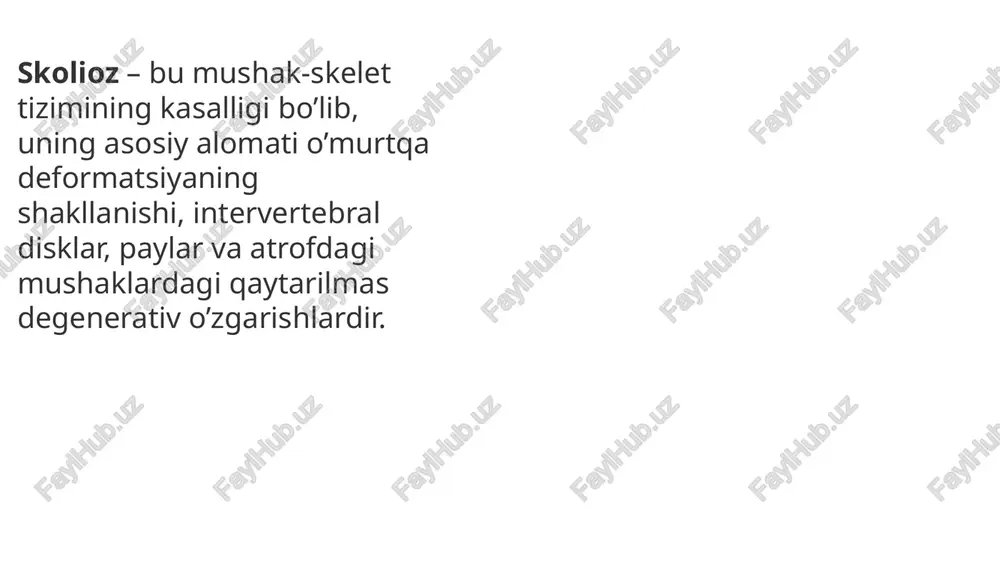 qasida siljishini, umurtqalarning aylanishini, qarama-qarshi siljishni keltirib chiqaradi. skolyoz bilan boshning holati o’zgaradi, elkama-kamar siljiydi. egrilik tomonida mushak tonusi kuchayadi, so’ngra ular nervlarni chimchilashadi. bolalardagi skoliozning alomatlariga yomon pozitsiya va tekis oyoqlar kiradi. bu, o’z navbatida, ichki organlar faoliyatida, shu jumladan ovqat hazm qilishda muammolarni keltirib chiqaradi. skolyoz o’zini oqsoqlikda, yurishning buzilishining boshqa turlarida namoyon qiladi va bel og’rig’iga sabab bo’ladi. skolyozni davolash juda muhimdir. skolyozni davolashga kompleks yondashuv umurtqaning to’g’ri shakllanishiga, jismoniy mashqlar paytida bolada og’riq bo’lmasligiga yordam beradi. mavjud holatni to’g’irlash orqali skolyozni davolashni boshlash mantiqan to’g’ri keladi. shu bilan birga massaj, fizioterapiya mashqlari, fizioterapiya samarali bo’ladi. dmc klinikasida skoliozni davolash uchun kompleks davolash qo’llaniladi: elektromiyogrofik biofeedback, shuningdek ortopedik tuzatish, terapevtik mashqlar, massaj va fizioterapiya protseduralari. ushbu usuldan foydalanib, bizning mutaxassislarimiz bemorlarimizga boshqariladigan mushakning potentsiallarini ro’yxatdan o’tkazadigan, ularni kuchaytiradigan va turli xil teskari signallarga (yorug’lik, tovushli, birlashtirilgan) aylantiradigan maxsus qurilmalar yordamida mushaklarning ishlashini boshqarishni o’rgatadilar. ushbu texnikaning o’ziga …