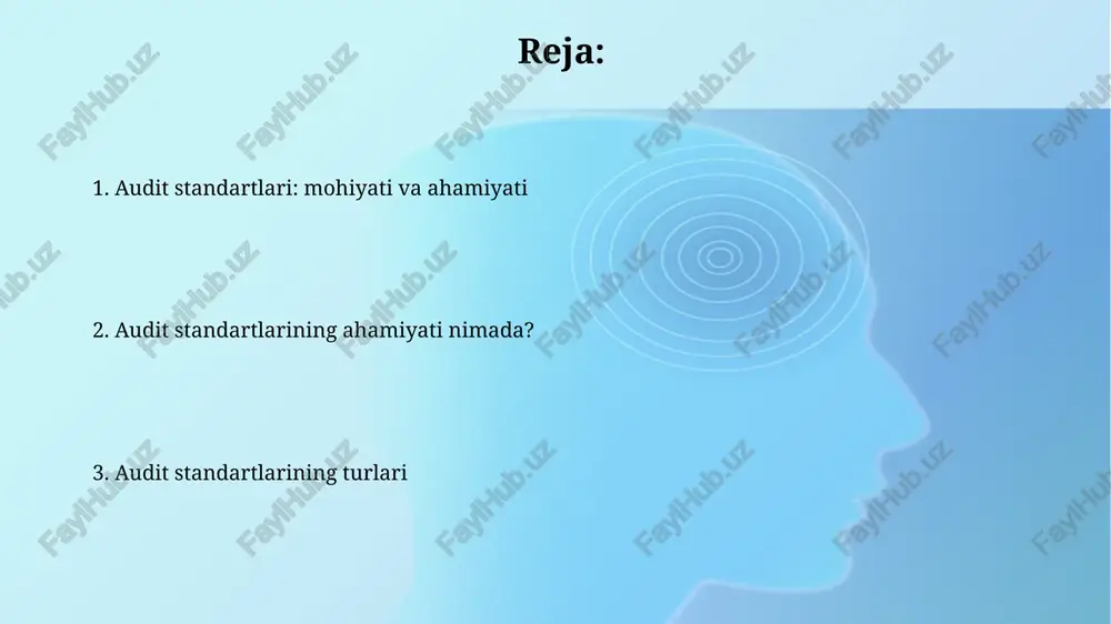 taqillik, professional shubha va tegishli dalillarni to'plash kabi asosiy tamoyillarni o'z ichiga oladi, bu 200-raqamli standartda ta'kidlangan. auditorlik standartlarining turlari: moliyaviy audit moliyaviy auditda muhim standart - bu 200-sonli xal (xalqaro audit standarti), u auditorning umumiy maqsadlarini belgilaydi va javobgarliklarini aniqlaydi. 800-sonli xal kabi maxsus standartlar moliyaviy hisobotlarning maxsus tuzilmalari uchun audit talablarini belgilaydi, misol uchun, qisqartirilgan moliyaviy hisobotlar. auditorlik standartlarining turlari: muvofiqlik auditi muvofiqlik auditi tashkilotning siyosat, qonun va qoidalarga rioya qilishini baholaydi. misol uchun, iso 9001 standartiga muvofiqlik tekshirilishi mumkin. ushbu audit turida asosiy maqsad - kompaniyaning majburiy standartlar, shartlar va ichki qoidalarga rioya qilish darajasini aniqlashdan iborat. auditorlik standartlarining turlari: operatsion audit operatsion audit xarajatlarni qisqartirish, samaradorlikni oshirish va risklarni baholash orqali operatsiyalarni yaxshilashga qaratilgan baholash usulidir. operatsion audit maqsadlariga erishish, resurslardan foydalanish va siyosatga rioya qilishda 3e (iqtisodiyot, samaradorlik va natijadorlik) ni tahlil qiladi. auditorlik standartlariga rioya qilmaslik oqibatlari auditorlik standartlariga rioya qilmaslik, 100 aqsh dollaridan …