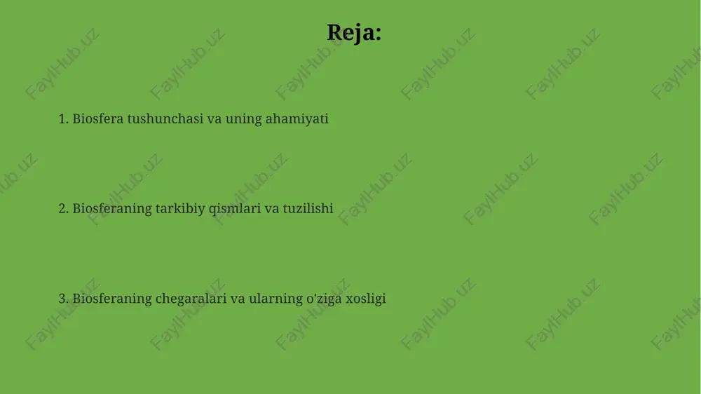 biosfera haqida tushuncha va uning chegaralari - Page 2