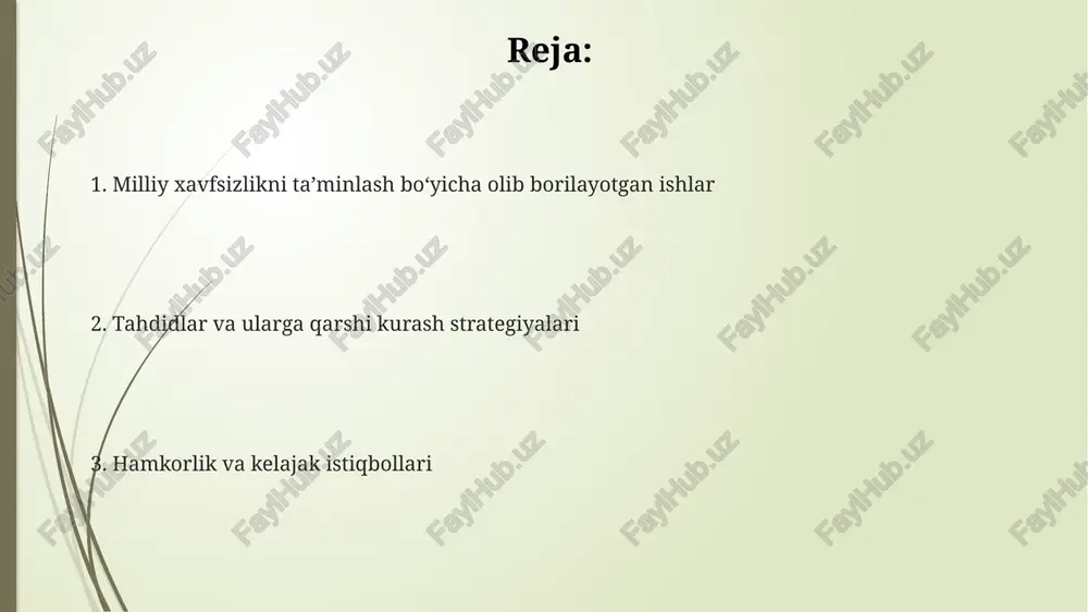 arini oʼtkazishni rejalashtirmoqda. 2030-yilgacha kibermakon xavfsizligini kuchaytirish maqsadida, strategik hamkorlar bilan kiberhujumlarni aniqlash va bartaraf etish boʼyicha dasturiy taʼminotni birgalikda ishlab chiqish koʼzda tutilgan. e'tiboringiz uchun rahmat