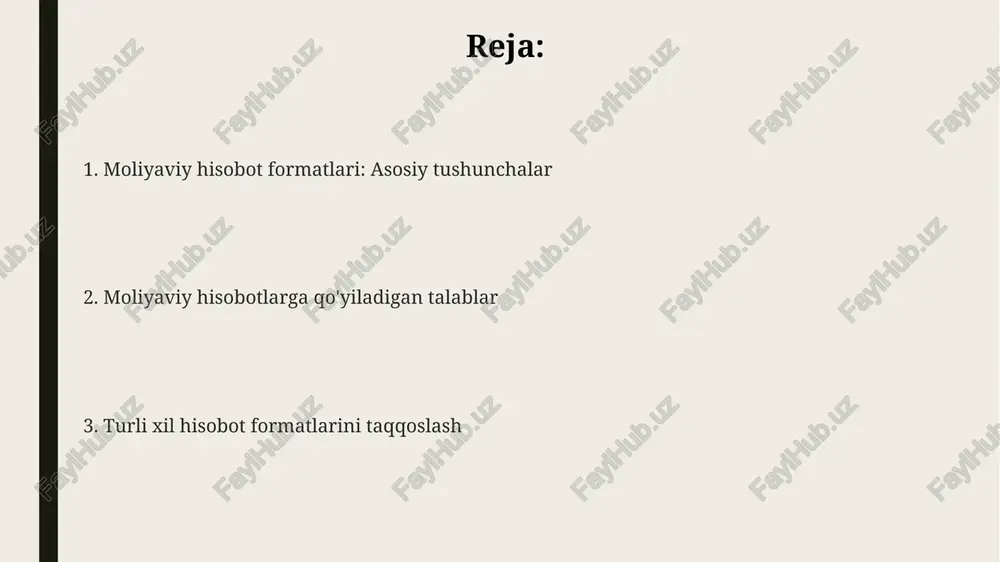 moliyaviy hisobot formatlari - Page 2