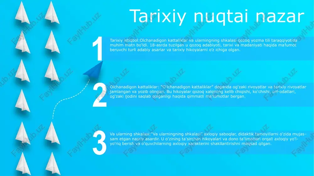 tiladigan birlik litr (l). mililitr (ml), kub metr (m³) va gallon (gal) kabi birliklar ham ishlatiladi. uzunlik: o'lchov birliklari uzunlikni o'lchash uchun ishlatiladi. eng keng tarqalgan birlik - metr (m). santimetr (sm), kilometr (km) va millimetr (mm) kabi birliklar ham tez-tez ishlatiladi. og'irlik: og'irlik o'lchovlari moddaning sayyoraning tortishish kuchiga qarshilik ko'rsatish qobiliyatini o'lchaydi. eng ko'p ishlatiladigan birlik - kilogramm (kg). gram (g), untsiya (oz) va funt (lb) kabi birliklar ham ishlatiladi. masshtablash va o'lchash masshtablash va o'lchash: ma'lum bir xususiyat yoki xarakteristikaning miqdori yoki darajasini mazmunli tarzda ifodalash uchun raqamlarni belgilash jarayoni. olchanadigon kattaliklar:ijtimoiy fanlarda sifat va miqdor o‘lchovlarini ifodalash uchun ishlatiladigan turkiy atama. “olchanadigon kattaliklar” o‘lchovning sub’ektiv va kontekstual xususiyatiga urg‘u beradi. psixometriyada masshtablash: individual javoblarni solishtirish va tahlil qilish imkonini beruvchi psixologik atributlar yoki konstruksiyalarga ularning intensivligi yoki kattaligini ifodalash uchun raqamlarni belgilash jarayoni. o'lchovli tahlil start o'lchovli tahlil: har ikki tomonning bir xil o'lchamlarga (masalan, uzunlik, vaqt, …