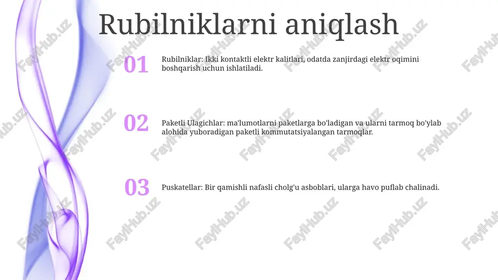 rida qo'llaniladi, bu erda ular katta motorlarning quvvatini boshqarish uchun ishlatiladi paket konnektorlarining turlari rubilniklar: elektr zanjirlarini ochish yoki yopish uchun ishlatiladigan qo'lda kalitlar, izolyatsiya va himoyani taklif qiladi. paket konnektorlari: elektr qurilmalarini oldindan o'rnatilgan simlar va ulagichlar bilan ulang, bu esa o'rnatish vaqtini qisqartiradi. paketli ulagichlar: ikki uchida standart konnektorli izolyatsiyalangan simlar elektr ulanishlarini soddalashtiradi va xavfsizlikni oshiradi. paket konnektorlaridagi yutuqlar puskatellar:- uzoqroq ishlash muddati va kengaytirilgan ishlash uchun ishonchliligi oshirildi.- energiya sarfini kamaytirish va samaradorlikni oshirish.- aniq haroratni tartibga solish va energiyani tejash uchun ilg'or boshqaruv algoritmlari. rubilniklar:- buzg'unchilikka qarshi mexanizmlar va termal haddan tashqari yuk himoyasi kabi yaxshilangan xavfsizlik xususiyatlari.- tok o'tkazuvchanligi va kuchlanish ko'rsatkichlari oshirildi.- cheklangan joylarga sig'adigan ixcham dizaynlar. paketli ulagichlar:- tezroq ma'lumotlarni uzatish uchun yuqori ma'lumotlar tezligi va past kechikish.- ma'lumotlarni ruxsatsiz kirishdan himoya qilish uchun kengaytirilgan xavfsizlik xususiyatlari.- turli qurilmalarga osonroq integratsiya qilish uchun kichikroq shakl omillari. puskatels: umumiy ko'rinish va ilovalar puskatels: …