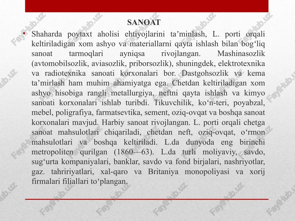 ga ega. chet elliklar buni sezmaydilar, lekin mahalliy aholi buni to‘g‘ri aniqlashadi. ko‘chmas mulk narxlari dahshatli bo‘lgani uchun ko‘pchilik londonliklar butun umri davomida uyni ijaraga oladi va uni sotib olmaydi. har juma kuni barcha londonliklar pablar sig’imga to’la. aksariyat mahalliy aholi stollarni oldindan band qiladi. ta'lim londonda 40 dan ortiq universitet mavjud boʻlib, unda 400 mingga yaqin talaba tahsil oladi[11] 93 ming xorijiy talabalar shahar iqtisodiyotiga 1,5 milliard funt sterling foyd keltiradi[76]. yirik universitetlar qatoriga quyidagilar kiradi: london universiteti, gʻarbiy london universiteti, london metropolitan universiteti, london qirolichasi meri universiteti, sharqiy london universiteti, grinvich universiteti, kingston universiteti, london janubiy banki universiteti, london sanʼat universiteti, vestminster universiteti, midlseks universiteti, london siti universiteti, brunel universiteti, london imperial kolleji va boshqalar. london universiteti 1836-yilda tashkil etilgan va 18 ta oʻzini-oʻzi boshqaruvchi kollej va bir necha institutlardan iborat. bular: london universitet kolleji, birkbeck kolleji, goldsmiths, qirol kolleji, london biznes maktabi, iqtisodiyot va siyosiy fanlar london …