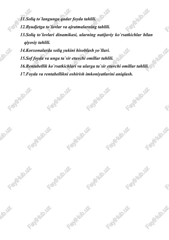 iligini ta`minlashning muhim vositasidir. moliyaviy natijalar tahlilida daromad va xarajatlarning, foyda va zararlarning shakllanish qatorlari bo`yicha o`zgarishlari baholanadi, natijaviy ko`rsatkichlarning omilli tahlili o`tkaziladi, imkoniyatlari o`rganiladi, natijaviylikni yaxshilashning chora-tadbirlari belgilanadi. shuningdek, korxonaning foydalilik darajasini xarakterlovchi rentabellik ko`rsatkichi va uning omilli tahlili amalga oshiriladi. foyda yoki zarar – bu boshqa umumlashgan daromadning tarkibiy qismlaridan tashqari jami daromaddan xarajatlar chegirilganidan keyingi qolgan natijasidir. jami daromad – bu davr mobaynidagi operatsiyalar va boshqa hodisalar natijasida kapitalda yuzaga keladigan o`zgarishlardir. jami umumlashgan daromad “foyda yoki zarar”ning hamda “boshqa umumlashgan daromad”ning barcha qismlarini qamrab oladi. umumlashgan daromad – foyda va zararlarning barcha manbalaridan to`plangan natijadir. kelgusida iqtisodiy naf keltiruvchi qiymatliklar aktivlarni kelib tushishi yoki ko`payishi aktivlarni chiqib ketishi yoki kamayishi daromad va xarajatlar farqi naflilikni nisbiy ifodasi aktivlar daromad xarajat foyda rentabel lik moliyaviy natijalarni ifodalovchi ko`rsatkichlarning bir-biriga bog`liqligi aktivlar – subyekt nazorat qiladigan, kelgusida ulardan daromad olish maqsadida avvalgi faoliyat natijasida olingan iqtisodiy resurslardir. daromad …