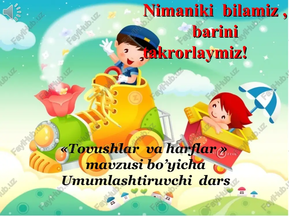 "tovushlar va harflar" prezentatsiyasi - Page 2