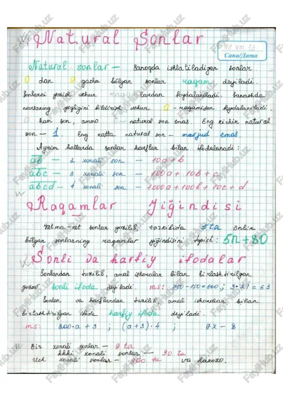 matematikadan konspekt abiturientlar uchun - Page 2