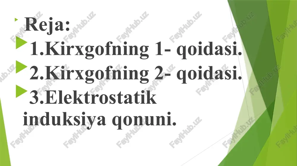 elektrostatikmaydondagi elektriklar va o‘tkazgichlar - Page 2