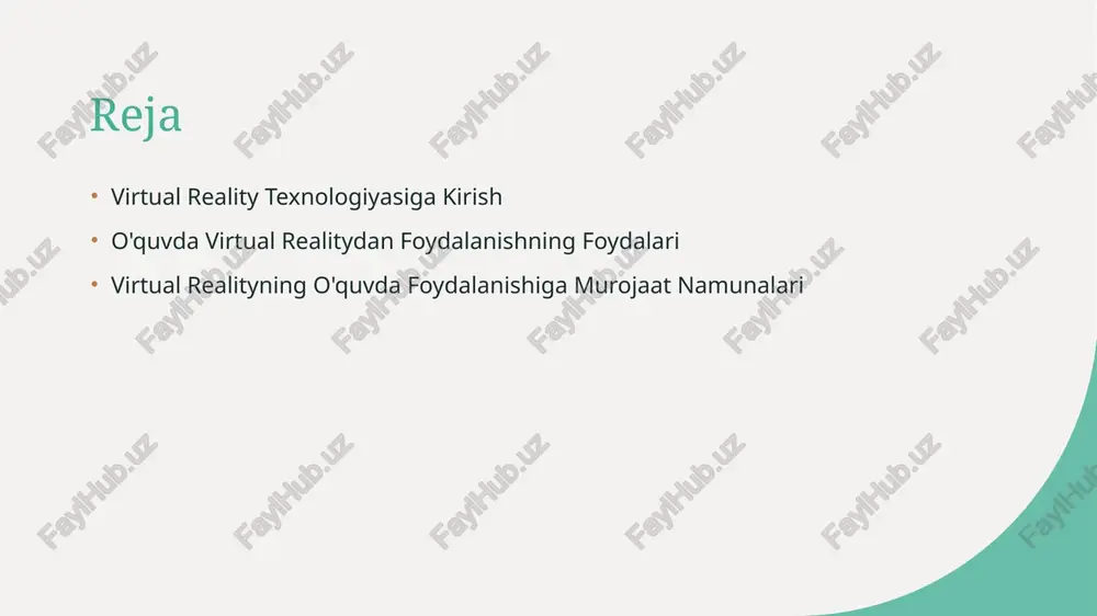 ish muhitga tushuvchi o'rganish virtual realitet gelen tushuvchi o'rganish muhitini yaratadi va talqin usullar bilan ta'lim olishga o'xshab talabalar bilan bog'lanadi. interaktiv simulyatsiyalar virtual realitet bilan talabalar kompleks tushunchalarni tushunishlarini kuchaytiradigan simulyatsiyalar bilan muloqot qila oladilar. haqiqiy dunyo uyg'unlari virtual realitet texnologiyasi talabalar uchun teorik bilimlarni amaliy vaziyatlarga qo'llashga imkon beradi, saqlashni oshiradi va amaliy ko'nikmalarni rivojlantiradi. shaxsiy o'rganish virtual realitet shaxsiy o'rganish tajribalarini biretish uchun shaxsiy talablariga moslangan ta'lim tajribalarini taqdim etadi, yaxshilash va tushunchalarni tashqi qiladi. virtual reality orqali talabalar qatnashishini oshirish virtual realitiya talabalar o'zlarini ilg'or tajriba yaratish orqali o'quvchilarni qiziqtirishga yordam beradi. visual ravishda foydali o'quv muhit yaratish orqali kontseptsiyalarni o'rganishga imkon beradi va motivatsiyani oshiradi. photo by matthew kwong on unsplash vr bilan ijodiylik va kritik fikrlashni kuchaytirish immersiv tajribalar orqali tasavvurlarni oshirish virtual realitiya texnologiyasi talabalar uchun tasavvurlarini oshiradigan immersiv tajribalar taqdim etadi, ularga virtual dunyoda izlash va yaratish imkoniyatini beradi. interaktiv simulyatsiyalar orqali …