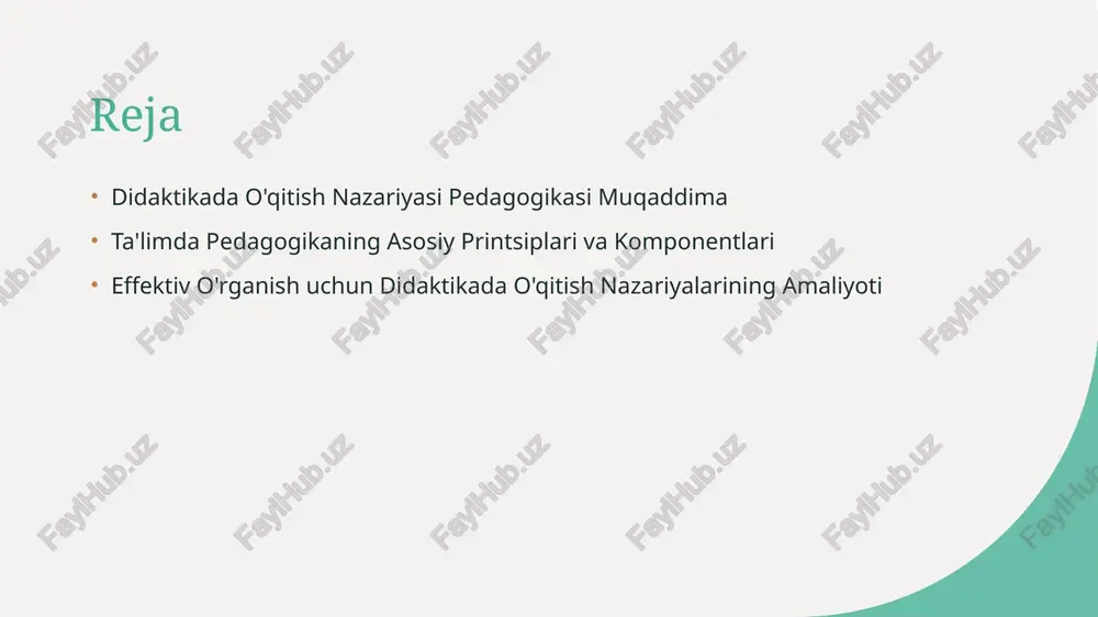 ri zamonaviy pedagogik yaklaşımlar pedagogika o'qitishning san'ati va ilmiyoti bo'lib, talabalarni samarali tarzda o'qitish uchun ishlatiladigan usullar va strategiyalarga e'tibor qaratadi. pedagogika tarixi qadimiy yunonistonga qaytariladi, bu erda sokrat va platon kabi filosoflar zamonaviy o'qitish usullarining asoslarini qo'yishdi. bugun pedagogika, talabalar o'qish natijalarini oshirish uchun aktiv o'rganish, burilgan sinflar va texnologiyalar integratsiyasi kabi innovatsion usullarni qamrab oladi. pedagogika va didaktikada nazariy tuzilmalar pedagogika va didaktikada nazariy kadrlar, o'qituvchilarga samarali o'qitish uchun asosiy printsiplar va strategiyalarni taqdim etadi. ushbu kadrlarni tushunish, o'qitish praktikalarini kuchaytirishi va murabbiylik natijalarini har xil ta'lim muhitlarida rivojlantirishi mumkin. photo by xavier von erlach on unsplash o'qitishda samarali pedagogikaning tarkibi oson tushunchali kommunikatsiya strategiyalari o'qitishda samarali pedagogika, talabalarning taqdim etilgan materialni tushunishini ta'minlash uchun oson tushunchali kommunikatsiya strategiyalarini talab qiladi. qiziqtiradigan o'qitish texnikalari qiziqtiradigan o'qitish texnikalari, samarali pedagogikning asosiy qismlari bo'lib, talabalarning diqqatini jalb qilish va o'rganish natijalarini oshirish uchun zarurdir. interaktiv o'rganish muhitlari interaktiv o'rganish muhitlari …