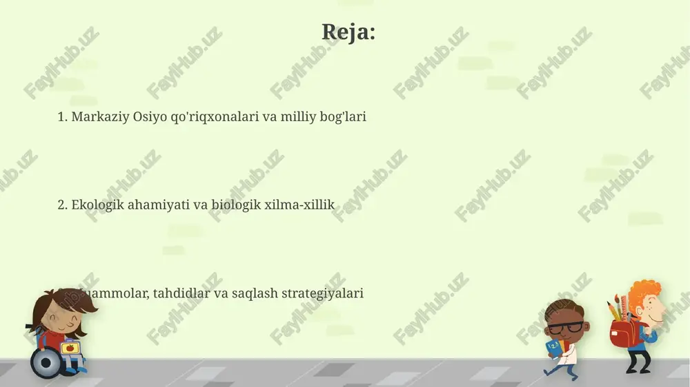 lgan bo'lib, maydoni 14864 gektar. turkmanistonning tabiatni muhofaza qilish tizimi turkmanistonda 4 ta qo‘riqxona mavjud bo‘lib, ularning umumiy maydoni taxminan 313,4 ming gektarni tashkil etadi va bu mamlakat hududining sezilarli qismini, 6.4 foizini egallaydi. ko‘petdog‘ davlat qo‘riqxonasi 1976-yilda tashkil etilgan bo‘lib, o‘zining noyob tog‘ ekotizimini, jumladan, turkmanistonning endemik o‘simlik va hayvon turlarini muhofaza qilishga qaratilgan. markaziy osiyoning noyob flora va faunasi markaziy osiyo tog‘larida qor qoploni (panthera uncia) yashaydi, ularning soni 4,000 dan 6,500 gacha baholanadi, brakonerlik va yashash joylarining yo‘qolishi tufayli xavf ostida. turkiston lolasining (tulipa turkestanica) 10 tagacha gul ochishi mumkin. u markaziy osiyoning o‘ziga xos gullaridan biri bo'lib, aprel oyida gullaydi. ekologik muammolar va tahdidlar sug'orish natijasida tuproqning sho'rlanishi 50-70% gacha ko'paydi, bu esa qishloq xo'jaligi unumdorligini kamaytiradi va o'simliklar xilma-xilligiga zarar yetkazadi. sanoat chiqindilari va chiqindilarning noto'g'ri utilizatsiyasi natijasida yer osti suvlarining 30% dan ortig'i og'ir metallar va toksik moddalar bilan ifloslangan. muhofaza qilish bo'yicha sa'y-harakatlar …