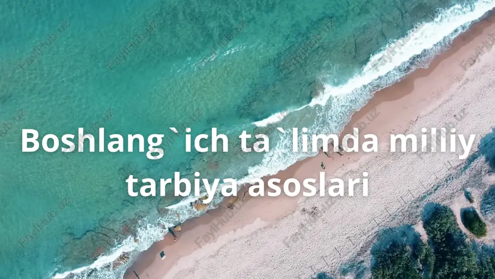 q-atvor, hurmat, adolat, sabr-toqat kabi fazilatlarni rivojlantirish. 2. ijtimoiy ko‘nikmalarni shakllantirish: bolalarga bir-biri bilan o‘zaro hurmat va hamjihatlikda muloqot qilish, jamiyatda o‘z o‘rnini topish ko‘nikmalarini o‘rgatish. 3. vatanparvarlik va milliy qadriyatlar: milliy madaniyat, an'ana, tarix va tilga hurmat, vatanparvarlikni bolalarda shakllantirish. 4. o‘z-o‘zini anglash va o‘zini tarbiyalash: bolalarga o‘z his-tuyg‘ularini, xulqini nazorat qilish, o‘z ustida ishlash va o‘zini doimiy ravishda rivojlantirishga rag‘batlantirish. abu aliibn sino bola tarbiyasi haqida fikr bildirar ekan, bola tarbiyasini unga ism qo‘yishdan boshlashni lozim deb topadi. “bolaga munosib ism tanlash ota- onaning dastlabki oliyjanob vazifasi, bola tarbiyasi bilan avallo ota-ona shug‘ullanishi kerak”,- deydi. abu rayxon beruniy inson va axloqiy tarbiya haqida fikr yuritar ekan, “insonga yer yuzini obod etishi va uni boshqarib turishi uchun aql- zakovat ato etilgan, shuning uchun har bir inson yuksak axloqli bo‘lishilozim“,deydi. alisher navoiy bola tarbiyasi bilan oila hamda maktabda shug‘ullanish, shuningdek, bola tarbiyasini olib borish jarayonida namuna uslubidan foydalanish maqsadga muvofiq …