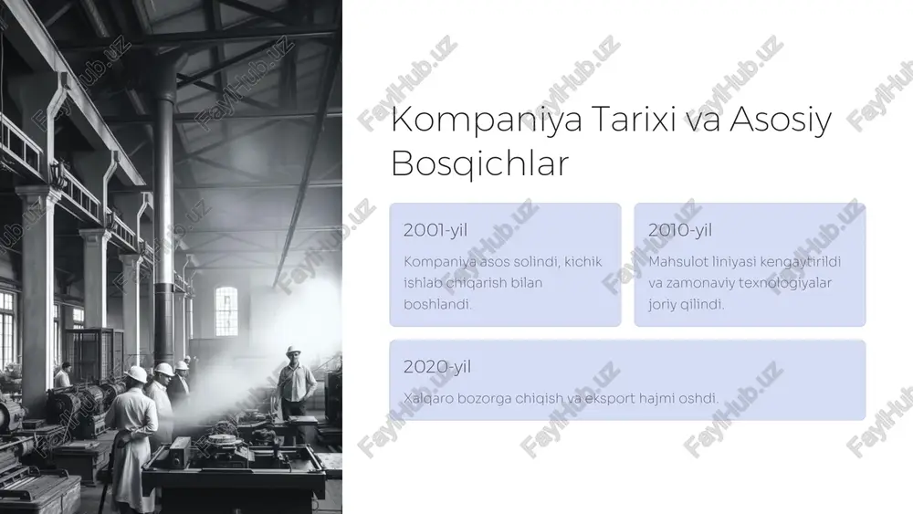 ni tashkil qilish. 7 kelajak rejalari va investitsiya loyihalari ishlab chiqarishni kengaytirish yangi zavodlar qurilishi va ishlab chiqarish quvvatlarini oshirish. yangi bozorlar markaziy osiyo va yevropa bozorlariga kirish strategiyasi. texnologiya investitsiyalari sun'iy intellekt va iot echimlarini joriy etish. 8 xulosa: "artel"ning o'zbekiston iqtisodiyotidagi o'rni iqtisodiy rivojlanish "artel" milliy sanoatning ilg'or namoyandasi. innovatsiyalar texnologiyalarni tez joriy etish orqali raqobatbardoshlikni oshiradi. ijtimoiy hissa jamiyat va xodimlar manfaatlarini birinchi o'ringa qo'yadi. 9 image1.png image2.png image3.png image4.png image5.png image6.png image7.png image8.png image9.png image10.png image11.png image12.png image13.png