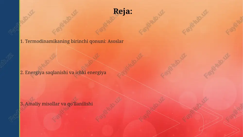 ga chiqaradi, bu esa muzlatgich ichidagi energiyani kamaytiradi va tashqaridagi energiyani oshiradi (birinchi qonun). e'tiboringiz uchun rahmat image2.png image3.png