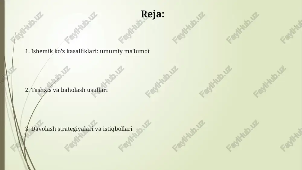 ni aniqlash uchun doppler ultratovush tekshiruvi yoki karotid angiografiya qon oqimini baholash va torayish darajasini aniqlashda qo'llaniladi. e'tiboringiz uchun rahmat @taqdimot_robot