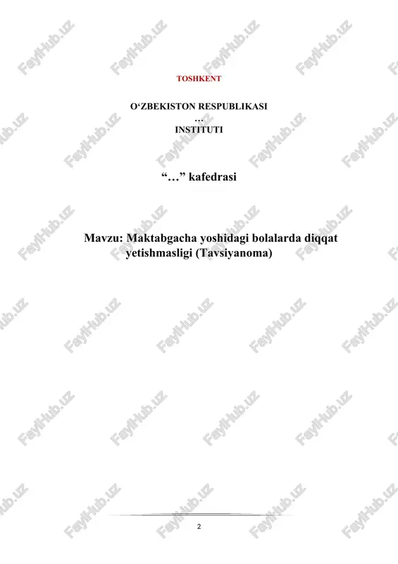 afovutida, ularning fikrlash darajasi o‘rtasida katta farq borligini sezish qiyin emas. “shuning uchun ham biz maktabgacha ta’lim tizimini qayta ko‘rib chiqish masalasini davlat siyosati darajasiga ko‘tarib, bu borada katta ishlarni boshladik. agar shu ishni har tomonlama puhta o‘ylab amalga oshirmasak, butun ta’lim tizimida sifat o‘zgarishiga erishishimiz, ta’limning uzluksizligini ta’minlashimiz qiyin bo‘ladi”, deya ta’kidladilar. bolaning rivojlanishida maktabgacha bo‘lgan davri juda muhim o‘rin tutadi. bu davrda bolaning jismoniy, axloqiy, psixologik salomatligi shakllanadi va aqliy rivojlanish qobiliyatlari takomillashadi. bolani kelajakda omadli, aqlli hamda iste’dodli bo‘lishini istagan ota-ona uning rivojlanishiga aynan shu davrdan boshlab ahamiyat bermog‘i lozim. prezidentimiz yosh avlod tarbiyasiga katta ahamiyat berib, shunday degan edi; “yosh avlodni tarbiyalash biz uchun eng asosiy vazifadir” shundan kelib chiqib, hozirgi vaqtda ta`lim- tarbiyaning odatiy bo‘lgan shakllari va usullarini izlab topish, o‘sib borayotgan avlodda mustahkam umuminsoniy ishonch va qarashlarini shakillantirish; shaxsda milliy madaniyat va milliy qadriyatlarni hurmat qilish, avaylab asrash tuyg‘ularini o‘stirishga diqqatimizni qaratmog‘imiz lozim. maktabgacha …