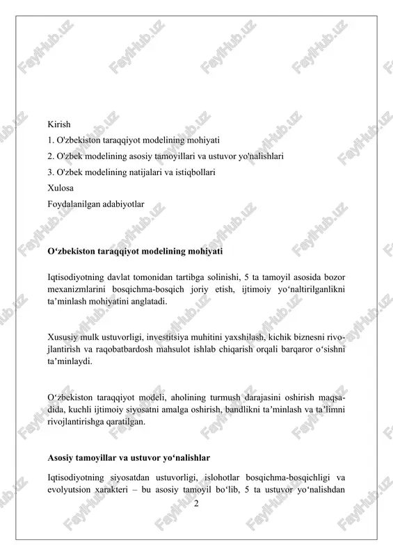 diyotni diversifikatsiya qilish, raqobatbardoshlikni oshirish, infratuzilmani modernizatsiya qilish va investitsiyaviy muhitni yaxshilash kabi keng qamrovli islohotlarni o‘z ichiga oladi. davlatning yetakchi roli davlat, iqtisodiyotni boshqarishda 5 ta asosiy tamoyilni qo'llaydi: qonun ustuvorligi, islohotlar bosqichma-bosqichligi, kuchli ijtimoiy siyosat, ochiqlik va tashqi siyosatda hamkorlik, bozor munosabatlari ustuvorligi. davlat, 1990-yillarda iqtisodiy o'sishni ta'minlash uchun investitsiya siyosatini faol ravishda amalga oshirdi, xususan, xorijiy investitsiyalarni jalb qilish va import o'rnini bosuvchi sanoatlarni rivojlantirishga e'tibor qaratdi. davlat, ijtimoiy sohani qo'llab-quvvatlashda muhim rol o'ynaydi. xususan, ta'lim, sog'liqni saqlash va ijtimoiy himoya dasturlarini moliyalashtirish orqali aholining turmush darajasini yaxshilashga qaratilgan. ijtimoiy yoʻnaltirilgan bozor iqtisodiyoti «ijtimoiy yoʻnaltirilgan bozor iqtisodiyoti» davlatning iqtisodiy oʻsishni taʼminlash bilan birga aholining ijtimoiy himoyasini kuchaytirishga qaratilgan 1990-yillarning oʻziga xos modelidir. ushbu modelning muhim jihati – davlatning tartibga solish roli, ayniqsa, 5 ta muhim sohani (energetika, transport, kommunal xizmatlar va boshqalar) rivojlantirishda xususiylashtirishdan keyin. ijtimoiy yoʻnaltirilgan bozor iqtisodiyoti «kuchli davlatdan – kuchli fuqarolik jamiyatiga» tamoyiliga asoslangan …