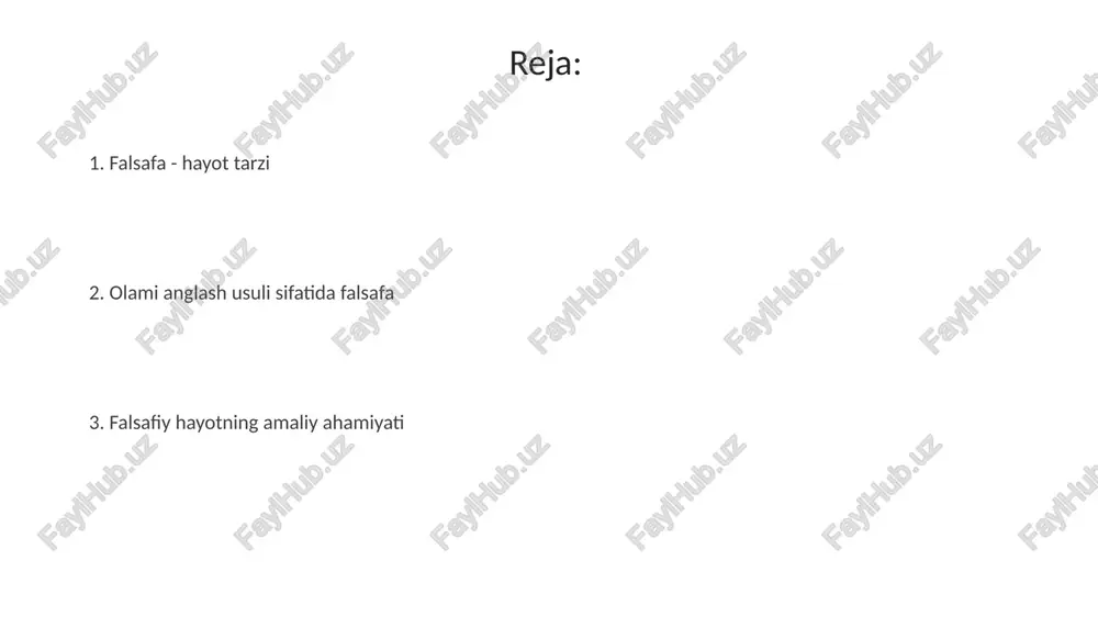 asosiy fazilatlaridan biri bo'lgan donolik orqali to'g'ri qarorlar qabul qilish imkoniyatini beradi. islom falsafasida axloqiy me'yorlar qur'on va sunnatga asoslanadi, 5 ta asosiy tamoyilga rioya qilish adolatli hayot kechirishga yordam beradi. falsafa va mantiq: tanqidiy fikrlash qobiliyatini rivojlantirish falsafa va mantiq, 1-bosqichda, asosiy tushunchalarni o'rganish orqali tanqidiy fikrlashni shakllantiradi, xato va taxminlarni aniqlashga yordam beradi. mantiqiy xatoliklarni, masalan, 'ad hominem' hujumini aniqlash orqali, 2-bosqichda, argumentlarni baholash va 3-bosqichda mustaqil fikr bildirish ko'nikmalari rivojlanadi. falsafa va bilim: haqiqatni izlash bilim falsafasi, ayniqsa epistemologiya, bilimning tabiatini, manbalarini va chegaralarini o'rganadi, masalan, 2+2=4 kabi analitik haqiqatlarni tahlil qiladi. falsafa, 17-asrdan boshlab, empirik kuzatuv va tajribalar orqali bilimlarni izlashga urg'u berib, ilmiy usulning rivojlanishiga katta ta'sir ko'rsatdi. falsafa va jamiyat: ijtimoiy adolat va tenglik falsafiy ta'limotlar ijtimoiy adolatni ideal deb biladi, unga ko'ra har bir shaxsga 100% hurmat ko'rsatilib, imkoniyatlar 50/50 taqsimlanishi kerak. tenglik falsafasi jamiyat a'zolarining 70% ehtiyojlarini qondirishga qaratilgan bo'lib, resurslar 30% …