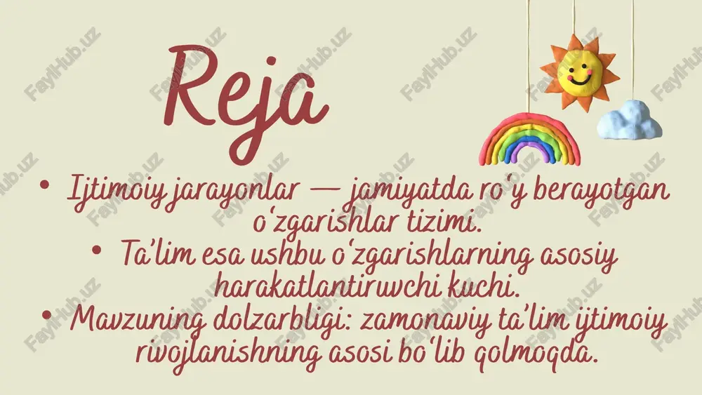 ijtimoiy jarayonlar va ta’lim - Page 2