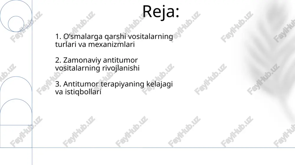 o'simta to'qimasiga maqsadli yetkazib berish imkonini beradi, shuningdek, saraton diagnostikasini sezilarli darajada yaxshilaydi. 3. o'smaga qarshi terapiyada istiqbollar va muammolar e'tiboringiz uchun rahmat image1.png