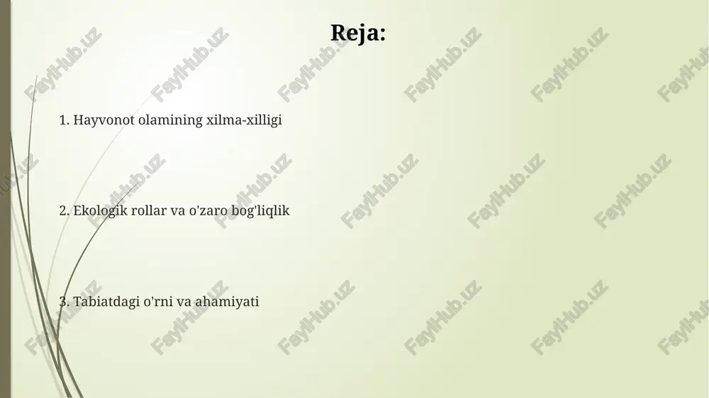 hayvonot olamining xilma-xilligi - Page 2