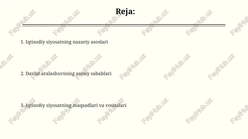 iqtisodiy siyosatning nazariy asoslari - Page 2