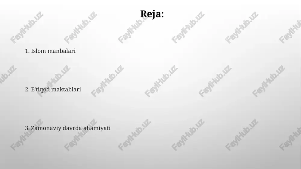 iylik x asrda abu al-hasan al-ash'ariy tomonidan asos solingan bo'lib, aql va vahiyning uyg'unligiga urg'u beradi, bu aqidaviy masalalarni hal qilishda muhim yondashuvdir. moturidiylik ix asrda abu mansur al-moturidiy tomonidan shakllantirilgan, aqlning rolini yanada kuchaytiradi va erkin iroda masalasida ash'ariylikdan farq qiladi. aqida maktablarining farqlari ash'ariylik va moturidiylik aqida maktablari aql va naqlning nisbatida farqlanadi; ash'ariylar naqlga ustunlik berishsa, moturidiylar aqlga ko'proq e'tibor qaratadi, 10-11 asrlarda shakllangan. salafiylik aqida maktabi qur'on va sunnatni zohiriy ma'noda tushunishga urg'u beradi va 3 avlod (sahoba, tobein, tabatobein) amallariga ergashishni muhim deb biladi. zamonaviy dunyoda aqidaning ahamiyati aqida zamonaviy dunyoda 1.8 milliard musulmonning kundalik hayotida axloqiy kompas vazifasini o'taydi, xulq-atvorni yo'naltiradi va ma'naviy barqarorlikni ta'minlaydi. globallashuv sharoitida aqida turli madaniyatlardan bo'lgan musulmonlar o'rtasida 5 ta asosiy ustun orqali birlik hissini shakllantiradi, hamjihatlikni mustahkamlaydi va ziddiyatlarni kamaytiradi. aqida va global muammolar aqida va global muammolar o'rtasidagi bog'liqlik 21-asrda diniy ekstremizmning 10 dan ortiq shakllarini keltirib …