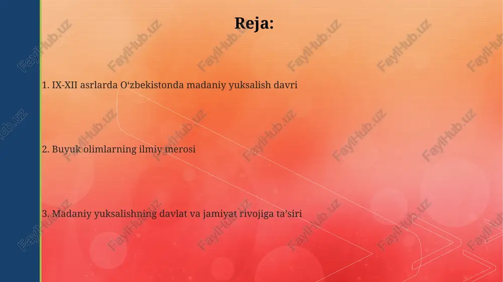 ix-xii asrlarda o'zbekistonda madaniy yuksalish davri - Page 2