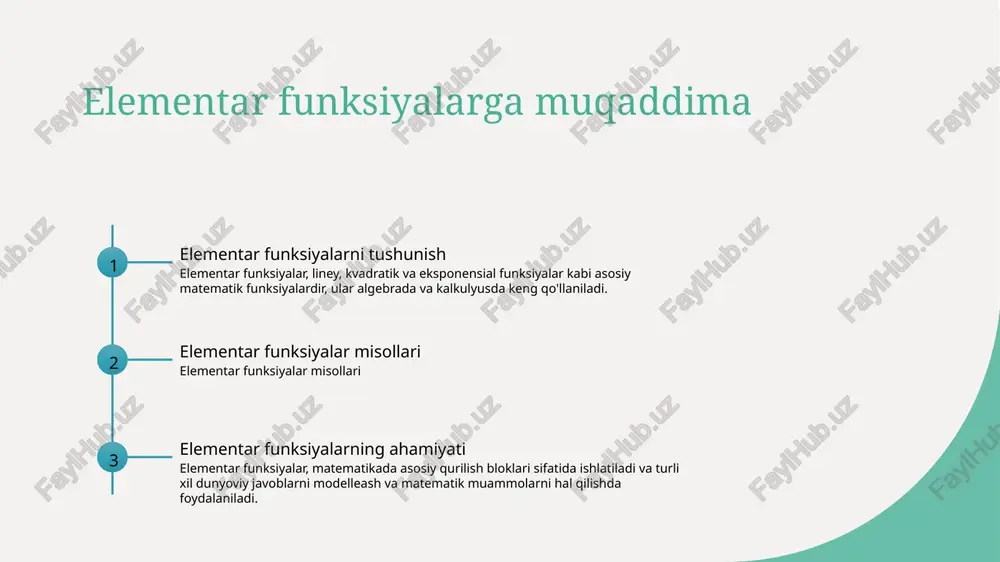 inlashgan eng katta yoki eng kichik qiymat. chegaralangan ketma-ketliklar va ularning chegaralari, moliyaviy sohalarda qiziqarli foiz darajalarini hisoblash kabi, turli sohalarda qo'llaniladi. chegaralangan ketma-ketliklarni va ularning chegaralari tahlili chegaralangan ketma-ketliklarni tushunish chegaralangan ketma-ketliklar, masalan, {1/n} ketma-ketliklarida n musbat butun soni bo'lgan, tepaga va pastga chegaralarga ega bo'lganlar. chegaralangan ketma-ketlikning chegarasini topish chegaralangan ketma-ketlikning chegarasini topish uchun, biz ketma-ketlikning atigi n sonsiz katta bo'lganda qaysi qiymatga yaqinlashganini aniqlaymiz. masalan, {1/n} ketma-ketlikning chegarasi 0 ga teng. monoton ketma-ketliklarni tahlil qilish monoton ketma-ketliklar, masalan, {1/n} ketma-ketliklari, hamma vaqtda o'sish yoki kamayishga ega bo'lgan ketma-ketliklardir. monotonik ketma-ketliklarni va ularning chegaralari 1 2 3 monotonik ketma-ketliklarni tushunish monotonik ketma-ketliklar chegaralarini o'rganish monotonik ketma-ketliklar va ular chegaralari misollari monotonik ketma-ketliklar yaqinlashayotgan yoki kamayotgan bo'lishi mumkin, masalan monotonik ketma-ketlikning chegarasi - bu ketma-ketlikning n sonsiz yaqinlashayotgan qiymati, masalan monotonik ketma-ketlikning misoli {1/n} deb hisoblanadi, n sonsiz yaqinlashganda 0 ga yaqinlashadi, ya'ni lim (n→∞) 1/n = 0. elementar …