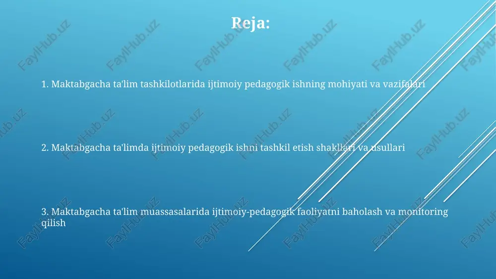 r o'tkaziladi. monitoring doirasida har chorakda ta'lim muassasalarida 3 yoshdan 6 yoshgacha bo'lgan bolalarning ijtimoiy-emotsional rivojlanish ko'rsatkichlari tahlil qilinadi. e'tiboringiz uchun rahmat