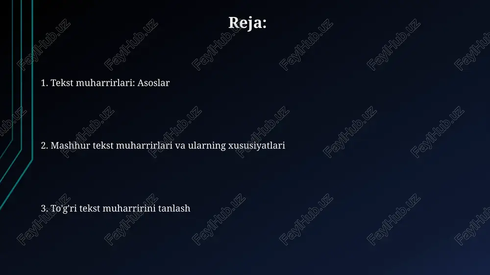 g; ko'p ishlatiladigan so'zlar yoki kod qismlarini yozishda vaqtni tejang, muharrir siz uchun takliflarni avtomatik tarzda chiqarsin. e'tiboringiz uchun rahmat image1.png