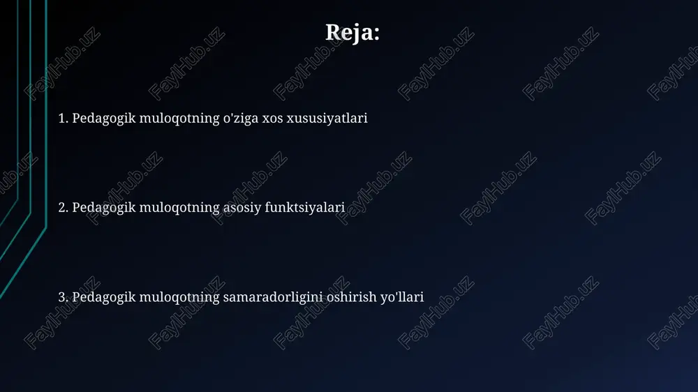 pedagogik muloqotning o'ziga xos xususiyatlari - Page 2