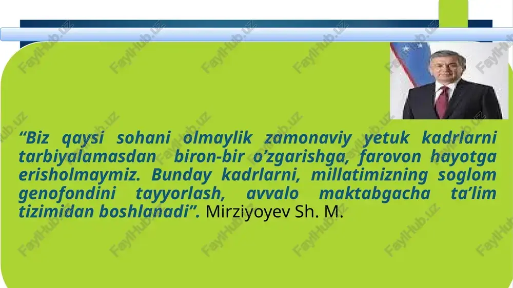 5. kommunikativ munosabatlarni rivojlantirish, o’rtoqlarini eshita olish va o’zaro fikr-mulohazalarni inobatga olgan holda ishlash malakalarini shakllantirish 6. bolalarni teatr madaniyatiga oshno qilish; 7. xalqimizning boy madaniy-ma`naviy merosi haqida tushuncha va tasavvurga ega bo`lish va ularni qadrlashga o`rgatish; 6 bolalarni sahnalashtirishga va ijodiy faoliyatga o`rgatish fanining boshqa fanlar bilan aloqasi maktabgacha pedagogika amaliy san`at turlari pedagogika nazariyasi va tarixi pedagogik texnologiyalar etika va estettika teatr pedagogikasi nazariyasi va tarixi teatr bola uchun katta ahamiyatga ega, bolalar u bilan uchrashuvni sabrsizlik bilan kutadi. teatr hamma narsaga qodir, u mo’jiza yaratadi, quvontiradi, o’rgatadi, maktabgacha yoshdagi bolalarning xulqini korreksiyalaydi, ijodiy qobiliyatlarini hissiy idrokini rivojlantiradi. bolalarning nutqi faollashib, notiqlik qobiliyati rivojlanadi, o’ziga ishonchi oshadi, omma oldida chiqish qilish ko’nikmalarini egallashida yordam beradi. teatr san’ati bola shaxsining har tomonlama rivojlanishiga ko’maklashadi. teatr san’ati bilan muloqot qilib borar ekan, bolalar bir-biriga nisbatan toqatli, kelishuvchan, og’ir-bosiq bo’lib, o’zini tartibga solib oladi. teatr maktabgacha yoshdagi bolalarning his-tuyg’ulari va kayfiyati …