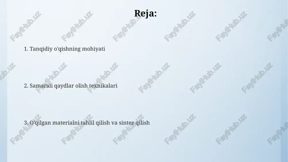 tanqidiyo‘qish va eslatmalar bilan ishlash (note-taking) - Page 2