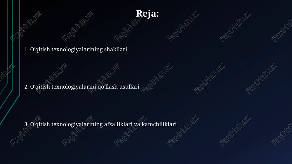 o'qitish texnologiyalarining shakllari - Page 2