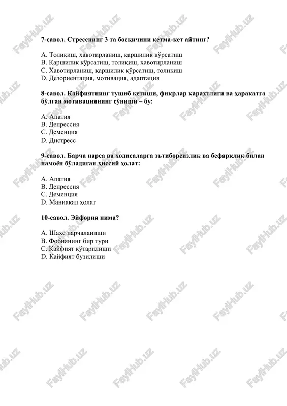 test savollari - Page 2