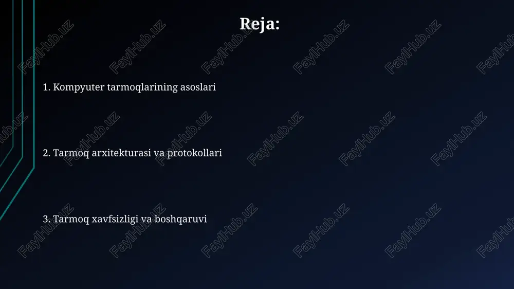 erver va brauzer o'rtasida xavfsiz kanallar o'rnatadi, ma'lumotlarni ushlab qolishning oldini oladi. e'tiboringiz uchun rahmat @taqdimot_robot image1.png
