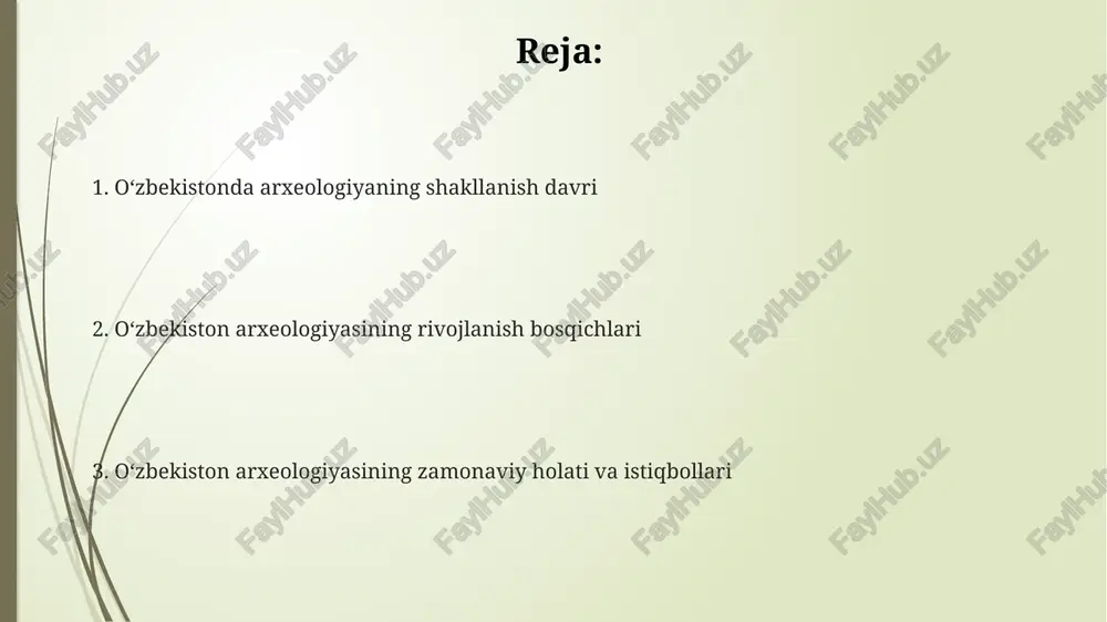 shkil etilib, o‘zbekiston arxeologiyasini rivojlantirish uchun xalqaro hamkorlikni mustahkamlashga katta hissa qo‘shdi. e'tiboringiz uchun rahmat @taqdimot_robot image1.png