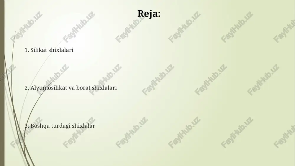 rida va yuqori samarali linzalarda qo'llaniladi. ular 70-85% germaniy dioksidi (geo2) dan iborat bo'lishi mumkin. e'tiboringiz uchun rahmat @taqdimot_robot