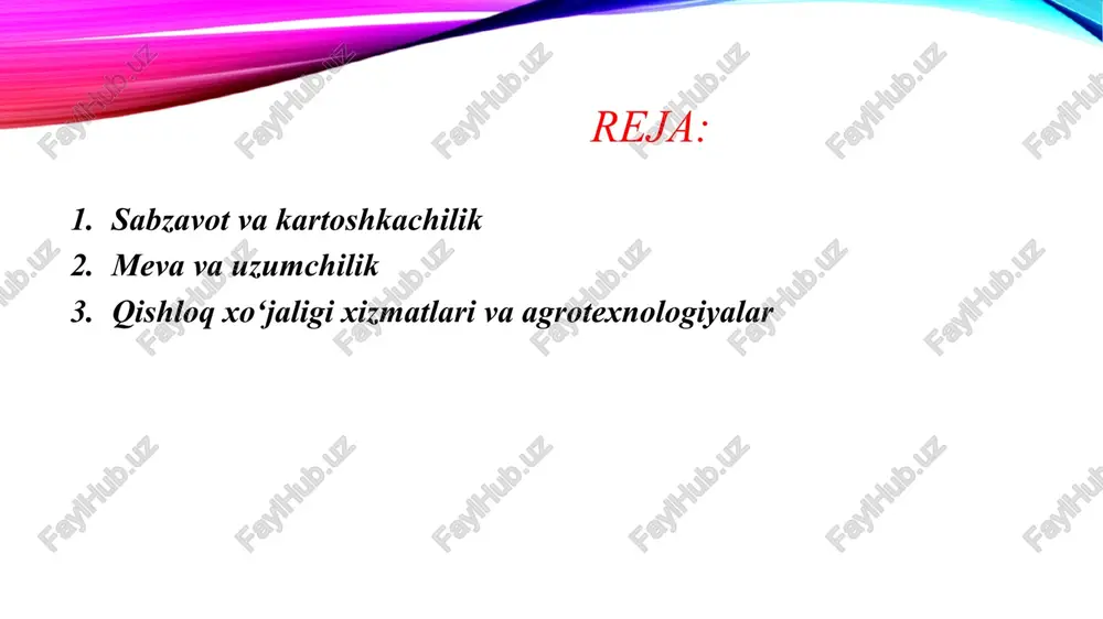 horvachilik uchun o‘tloqlar va yon-yon ekinlar (soya, lucerna) yetishtiriladi. maqsadi: chorvani sifatli oziqlantirish, go‘sht va sut hosilini oshirish. yangi jihat: ekologik toza, organik o‘tloqlarni rivojlantirish va yillik hayvon oziqlantirish tizimi joriy qilinmoqda. oltiariq tumani – fargʻona viloyatidagi eng mashhur va iqtisodiyoti barqaror tuman. 1926-yil 29-sentabrda tashkil etilgan. jan.dan fargʻona, shim.dan namangan viloyati, gʻarb va shim.gʻarbdan rishton, buvayda hamda bagʻdod, shim.-sharkdan oxunboboyev, yozyovon tumanlari va jan.dan qirgʻizistonning qadamjoy tumani bilan chegaradosh. maydoni 0,63 ming km². aholisi 266 ming kishi (2023). oltiariq tumanida 1 shahar:(tinchlik), 7 ta shaharcha :oltiariq ,poloson, qapchugay, zilha, jorak fayzobod, eskiarab . 6 qishloq : povulgon, oqboyra, yangiqorgon, katput, qiziltepa, oxunboboyev tuman hududining jan. adirlar, soylarning yoyilmalari, kumli shoʻrxoklardan iborat. adirlar va adir etaklarining balandligi 500-700 m. bu yerlar togʻlardan oqib tushadigan koʻp soylarning qad. konglomeratlaridan – soʻx svitasi komplekslaridan tarkib topgan (qalinligi 80-200 m). adirlarning markaziy fargʻona tekisliklariga qoʻshilib ketgan qanotlari yoyilma koʻrinishida boʻlib, toshli-shagʻalli, gilli va …