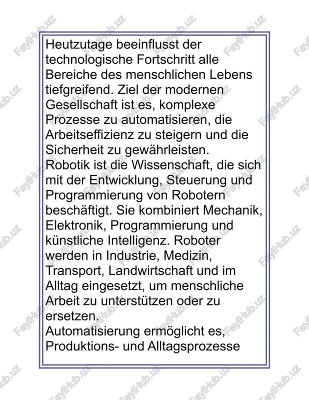 können. schlussfolgerung. robotik und automatisierung sind heute unverzichtbare bestandteile der modernen gesellschaft. sie erleichtern menschliche arbeit, steigern die effizienz und fördern technologische entwicklungen. in der zukunft werden autonome systeme und ki die zusammenarbeit zwischen mensch und maschine weiter intensivieren. deshalb ist es wichtig, diese technologien zu verstehen und aktiv zu entwickeln, um von ihren vorteilen zu profitieren.