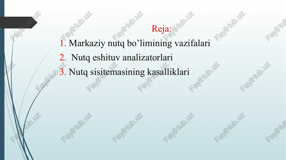 'ri kelmaksligi, homiladorlik davrida jismoniy va ruhiy jarohatlar, asfiksiyalar, ona qornidagi travmalar. - meningit; entsefalit; meningoentsifalit; bosh miya travmalari. - ona qornidagi tug'ilish va tug'ilgandan keyingi zararli omillarning ta'siri miya suyuqligi va qobig'ida turli o'zgarishlarni keltirib chiqaradi, bu esa kelgusida ularning normal rivojlanishini izdan chiqaradi. e’tiboringgiz uchun rahmat image1.jpg image2.png image3.jpeg image4.png /docprops/thumbnail.jpeg