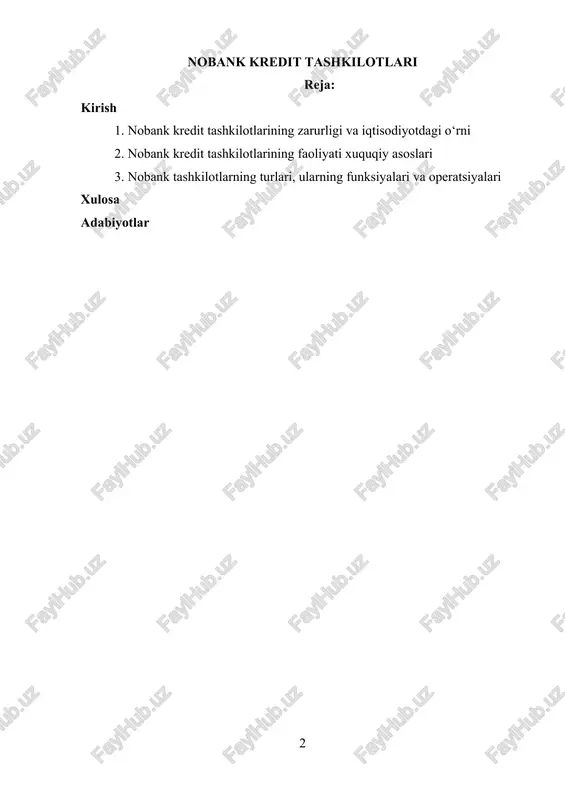 12-maydagi “2020-2025-yillarga moʻljallangan oʻzbekiston respublikasining bank tizimini isloh qilish strategiyasi toʻgʻrisida”gi pf–5992-sonli farmoni ijrosi doirasida jahon banki koʻmagida eng yaxshi xorijiy tajriba, umumeʼtirof etilgan meʼyor va standartlarni hisobga olgan holda tayyorlandi. qonun loyihasida nobank kredit tashkilotlarining turlari, koʻrsatiladigan xizmatlar roʻyxati, nobank kredit tashkilotlarini tashkil etishga doir talablar, shu jumladan, tashkiliy-huquqiy shakli, taʼsischilari, rahbar xodimlari, ustav kapitali, shuningdek, ular faoliyatini muvofiqlashtirish va nazorat qilish tartibi oʻrnatilmoqda. hujjat loyihasida faoliyatni litsenziyalashning amaldagi jarayonlari nobank kredit tashkilotlarini hisob roʻyxatidan oʻtkazish tartibi bilan almashtirish, hisob roʻyxatidan oʻtish uchun zarur boʻlgan hujjatlar roʻyxati, ularni koʻrib chiqish va tegishli qarorlarni qabul qilish tartibi belgilanmoqda. shu bilan birga, lombard faoliyati markaziy bankka oʻz faoliyati boshlanishi toʻgʻrisida xabarnoma yuborganidan keyin amalga oshirilishi koʻzda tutilmoqda. bundan tashqari, qonun loyihasida nobank kredit tashkilotlari faoliyatini ularning faoliyati tavakkalchiligidan kelib chiqib, mutanosib ravishda tartibga solish va nazorat qilish mexanizmi joriy etiladi, shuningdek, markaziy bankning ushbu yoʻnalishdagi funksiyalarini bajarish vakolatlari belgilab qoʻyilmoqda. shu …