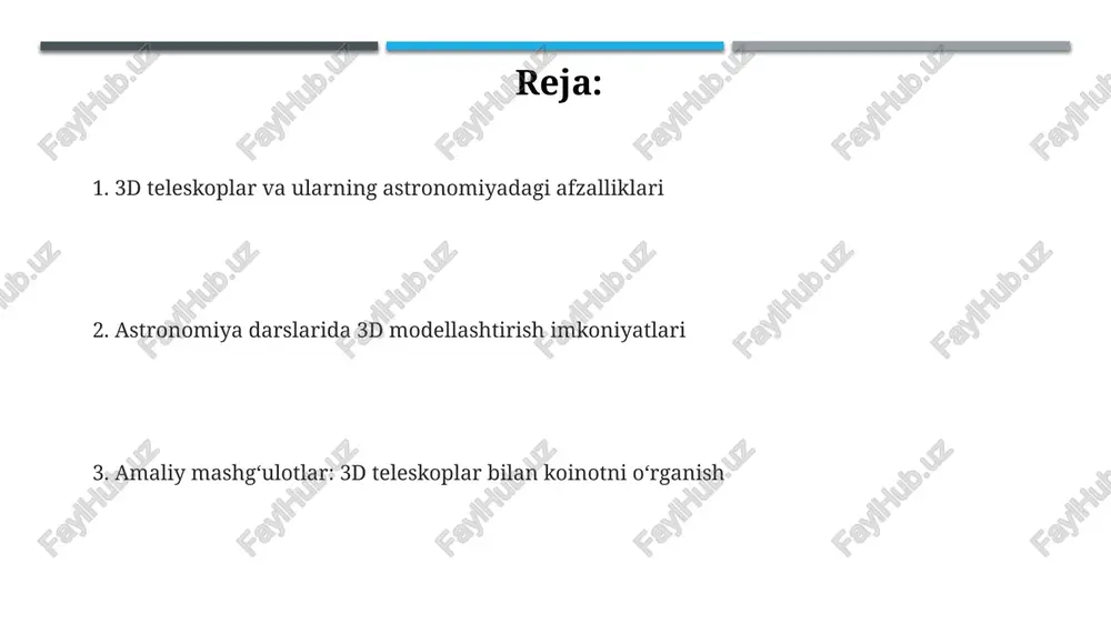 a, masalan, quyosh tizimining 8 ta sayyorasi va ularning o'zaro ta'sirini simulyatsiya qilishda qo'llaniladi, bu esa talabalarning tushunishini 70% gacha yaxshilaydi. e'tiboringiz uchun rahmat image1.jpeg